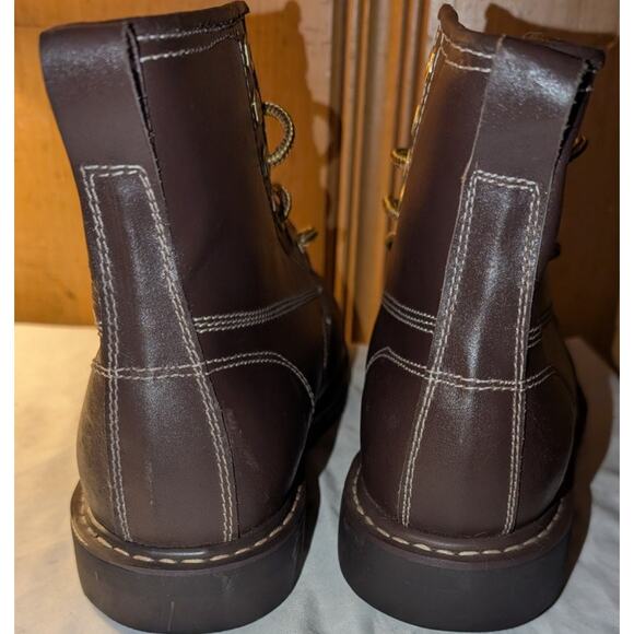 Vintage Big M Leather Work Boots Oil Resistent Soles Welted W 10 E Men\'s 8.5 NOS